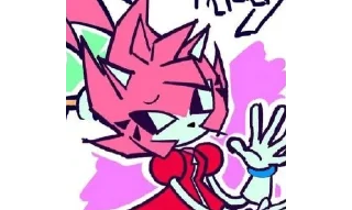 🌟 emoji Malware Amy → Sonic Rewrite // @rubynkoshaven Telegram sticker 10 of 110