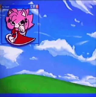 🌟 emoji Malware Amy → Sonic Rewrite // @rubynkoshaven Telegram sticker 16 of 110