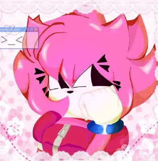 🌟 emoji Malware Amy → Sonic Rewrite // @rubynkoshaven Telegram sticker 22 of 110