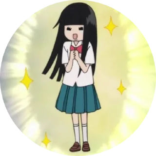 😁 emoji Sawako (Kimi ni Todoke) Telegram sticker 14 of 59