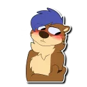 😓 emoji Blue Telegram sticker 21 of 63