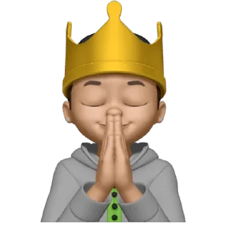 🙏 emoji King Baby Luca Telegram sticker 24 of 38