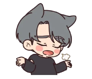 😮‍💨 emoji Cute Boy • @xxyuji Telegram sticker 19 of 80