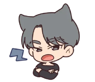 😒 emoji Cute Boy • @xxyuji Telegram sticker 14 of 80