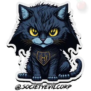 🍎 emoji SOCIETY EVIL CORP Telegram sticker 13 of 16