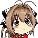 Sticker from Ohayo face~~~ @Denki