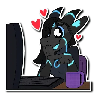 💻 emoji Ash Telegram sticker 11 of 26