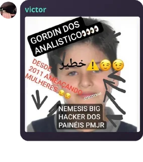 Sticker from Victor forçado