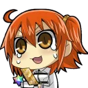 😰 emoji FGO derp Telegram sticker 8 of 89