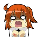 😭 emoji FGO derp Telegram sticker 14 of 89