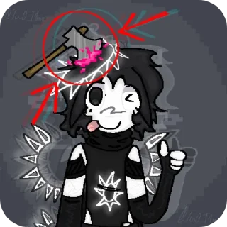 👍 emoji ꧁ ♱ 𐌕Ꮤ𐌏 𐌕𐌉𐌌𐌄 ♰ ꧂ @Sugarlie7 :: Telegram sticker 17 of 120