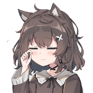 🥱 emoji フィオちゃん Telegram sticker 11 of 50