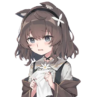 😿 emoji フィオちゃん Telegram sticker 15 of 50