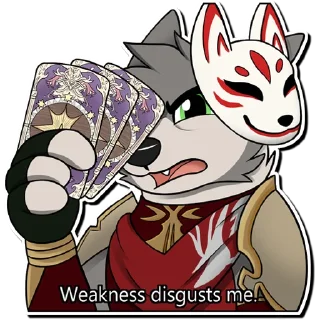 Sticker from Lucky the Wolf