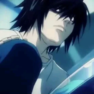 😒 emoji L Lawliet - @Blue_Rose_Sword Telegram sticker 23 of 30