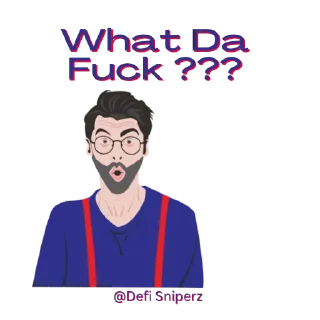 🤦 emoji DEFI SNIPERZ Telegram sticker 16 of 50
