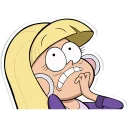 😰 emoji Gravity Falls Telegram sticker 24 of 52