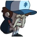 😥 emoji Gravity Falls Telegram sticker 12 of 45