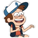 😀 emoji Gravity Falls Telegram sticker 15 of 52