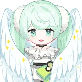 😠 emoji miku Telegram sticker 5 of 12