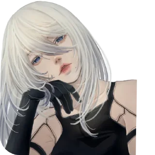 💇 emoji Anime Telegram sticker 18 of 19