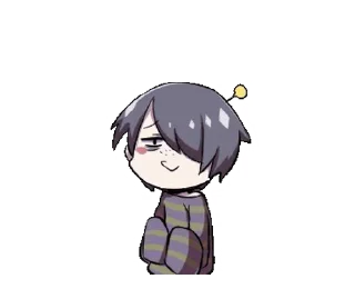 🖤 emoji Laughing Stamp • @xxyuji Telegram sticker 19 of 24