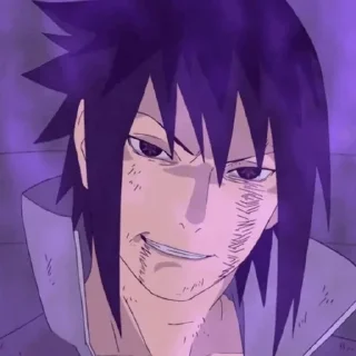 🖤 emoji Sasuke Telegram sticker 12 of 81