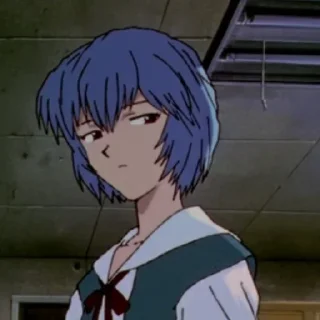 💙 emoji 💙Rei Ayanami By:※Flávinha※💙 Telegram sticker 11 of 65