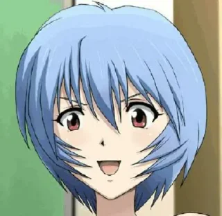 💙 emoji 💙Rei Ayanami By:※Flávinha※💙 Telegram sticker 19 of 65