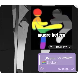 👍 emoji Bullying №3 de papita Telegram sticker 20 of 72