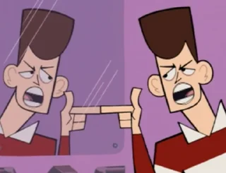 😠 emoji Clone High Telegram sticker 20 of 74
