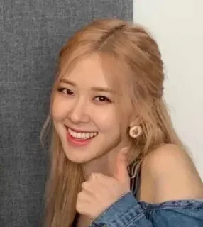 👍 emoji Rosé Telegram sticker 16 of 49