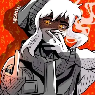 🖕 emoji Lucia Noceda Telegram sticker 9 of 12
