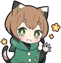 Sticker from Tortoiseshell Kitten (2)