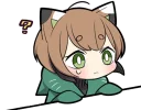 ❓ emoji Tortoiseshell Kitten (2) Telegram sticker 24 of 120