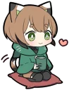 Sticker from Tortoiseshell Kitten (2)