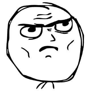 😕 emoji DERP Telegram sticker 7 of 39