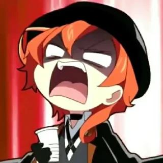 🥡 emoji chuuya Telegram sticker 15 of 22