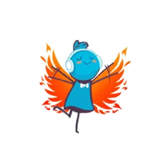 🔥 emoji DJ Doodles Telegram sticker 15 of 28