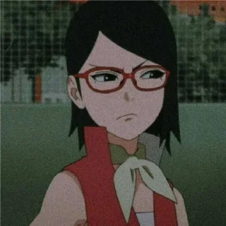 😒 emoji Sarada Uchiha ❤️ (@To_tipo_uchiha_sasuke) Telegram sticker 8 of 63