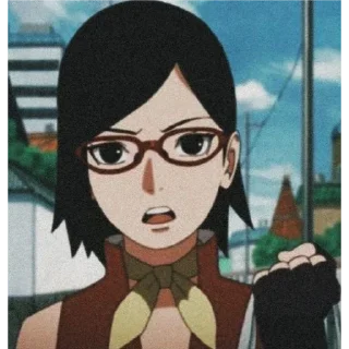 ✊ emoji Sarada Uchiha ❤️ (@To_tipo_uchiha_sasuke) Telegram sticker 10 of 63