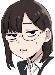 😑 emoji Two Telegram sticker 13 of 18