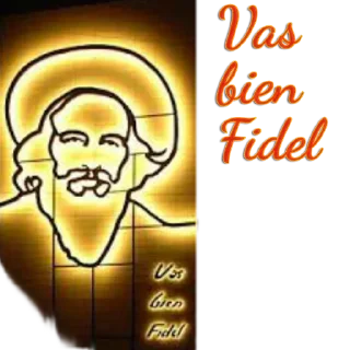 🇨🇺 emoji #100AñosConFidel @EnGuerraMediatica FSI Telegram sticker 12 of 21