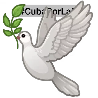 🕊 emoji #100AñosConFidel @EnGuerraMediatica FSI Telegram sticker 17 of 21