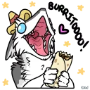 🌯 emoji SolFur Husky Telegram sticker 16 of 43