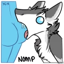 👅 emoji SolFur Husky Telegram sticker 17 of 43