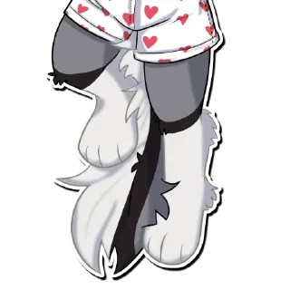👋 emoji Huskers Husky Telegram sticker 9 of 119