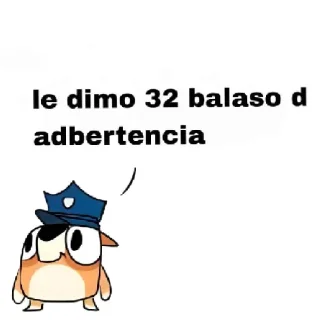 Sticker from Bluey