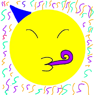 🥳 emoji Amazing Telegram sticker 15 of 23