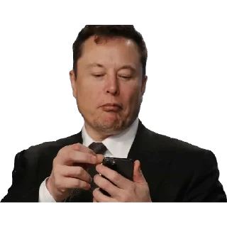 📱 emoji Elon Musk Telegram sticker 11 of 30